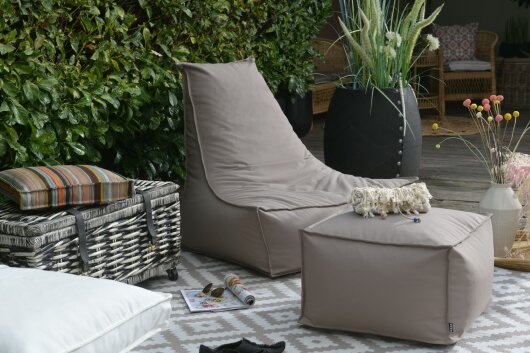 H.O.C.K. Miami Outdoor Blobby Sitzsack ca. 95x95x80cm Lounge-Sessel wasserabweisend