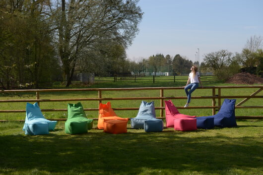 H.O.C.K. Miami Outdoor Blobby Sitzsack ca. 95x95x80cm Lounge-Sessel grün 11-6007 wasserabweisend