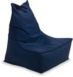 H.O.C.K. Miami Outdoor Blobby Sitzsack ca. 95x95x80cm Lounge-Sessel navy blau 11-5010 wasserabweisend