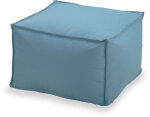 H.O.C.K. Miami Outdoor Blobby Bean Cube Pouf ca. 55x55x35cm grau-blau 10-5018 Cube wasserabweisend