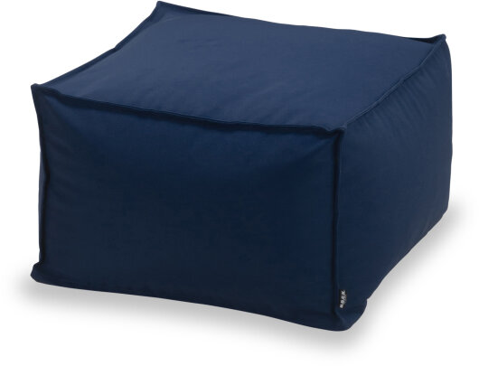 H.O.C.K. Miami Outdoor Blobby Bean Cube Pouf ca. 55x55x35cm navy blau 11-5010 Cube wasserabweisend