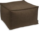 H.O.C.K. Livigno Bean Cube Pouf 55x55x35cm braun 100