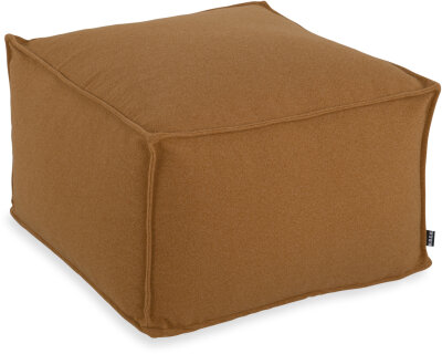 H.O.C.K. Livigno Bean Cube Pouf 55x55x35cm caramel 101