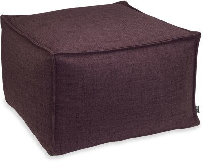 H.O.C.K. Livigno Bean Cube Pouf 55x55x35cm lila 702