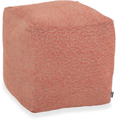 H.O.C.K. Sheffo Bean Cube Pouf 40x40x40cm orange 5