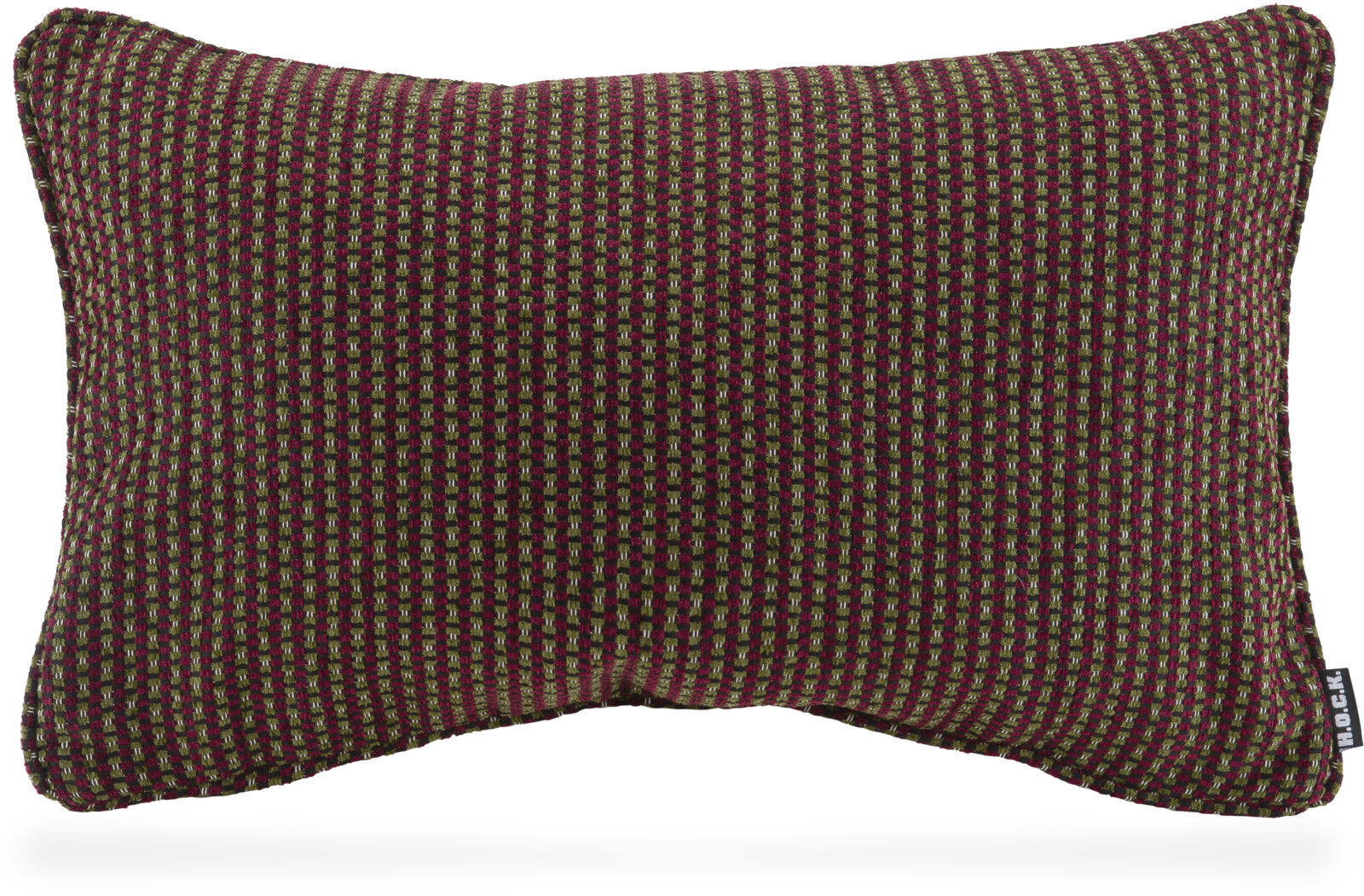 H.O.C.K. Lima Kissen 50x30cm green-bordeaux 7