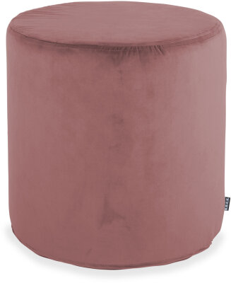 H.O.C.K. Nobile Samt Hocker ø45x45cm salmon