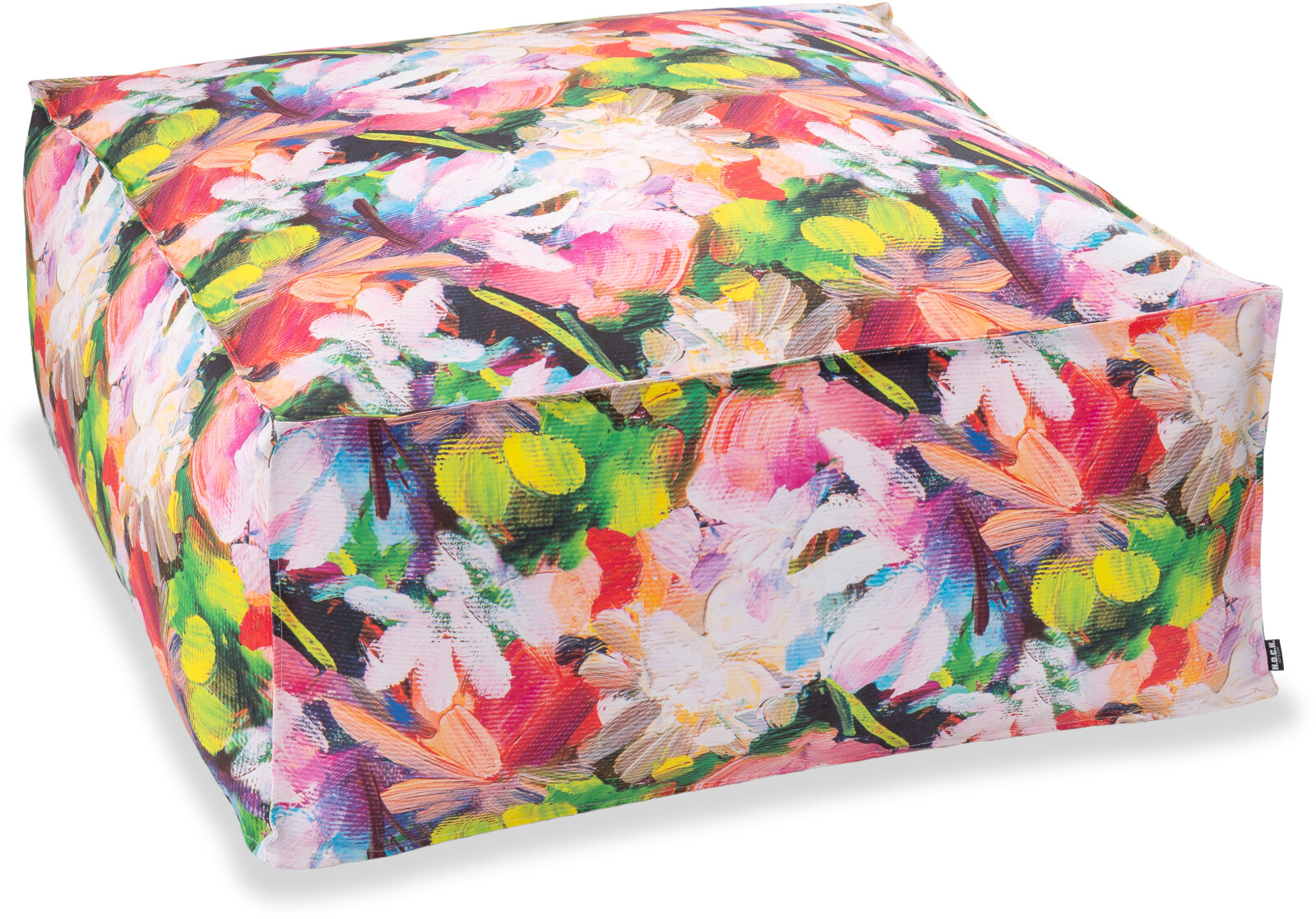 H.O.C.K. Beach Life Outdoor Lounger 90x90x40 Flower mit Biese
