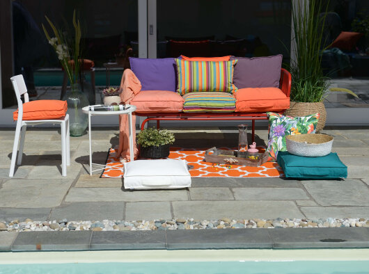 H.O.C.K. Yucatan Outdoor Matratzenkissen 50x50x10cm multicolor