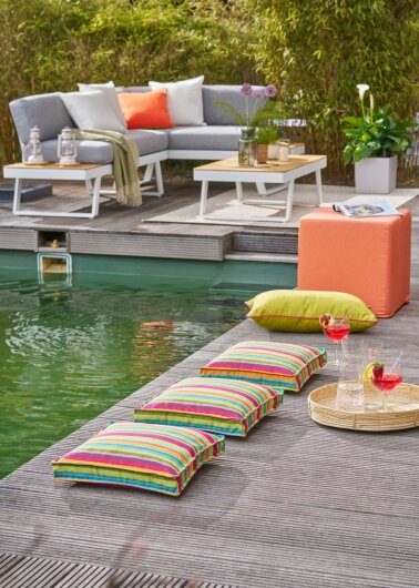 H.O.C.K. Yucatan Outdoor Sitzkissen CLOU 40x40x5cm multicolor