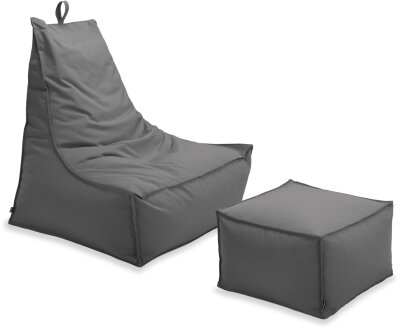 H.O.C.K. Miami Outdoor Blobby Bean Cube Pouf ca....