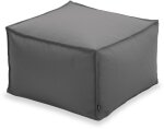 H.O.C.K. Miami Outdoor Blobby Bean Cube Pouf ca. 55x55x35cm smoke anthrazit 11-7004 Cube wasserabweisend