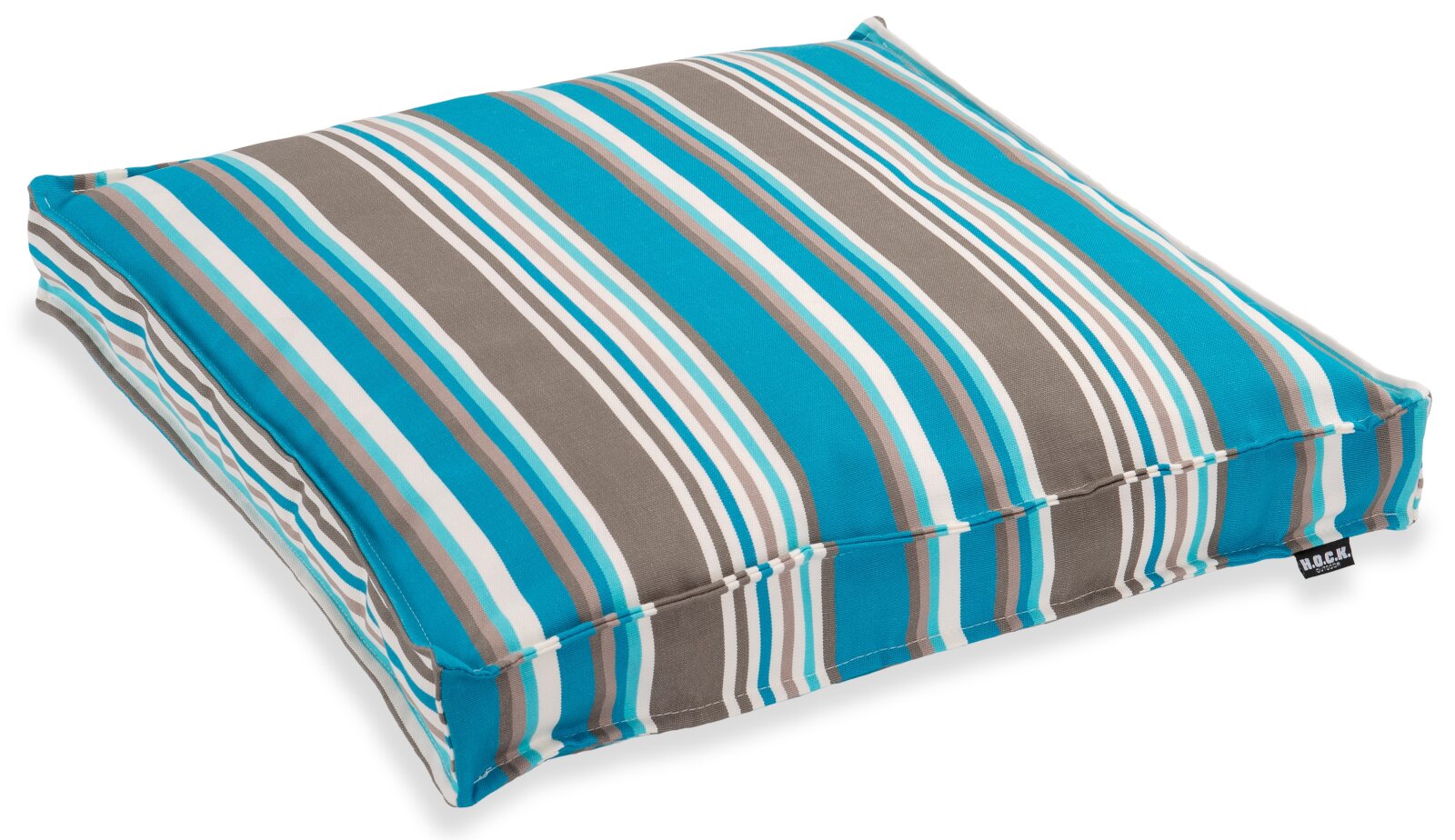 H.O.C.K. Yucatan Outdoor Sitzkissen 50x50x5cm aqua blue hockdichhin