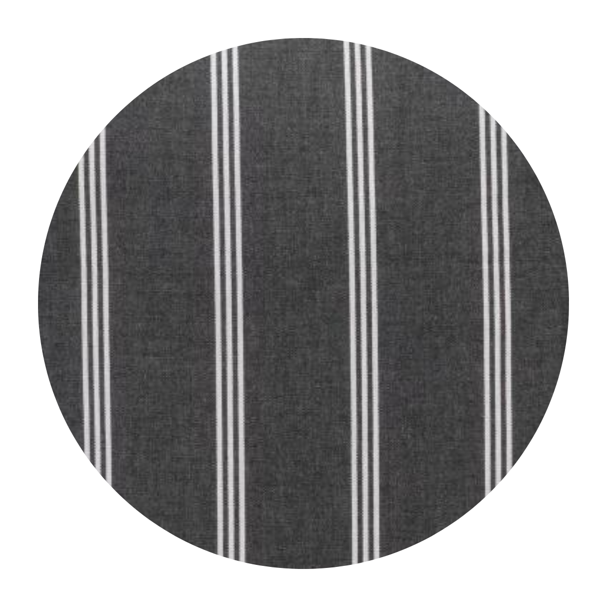 H.O.C.K. Stoff Meterware Outdoor New England black stripes