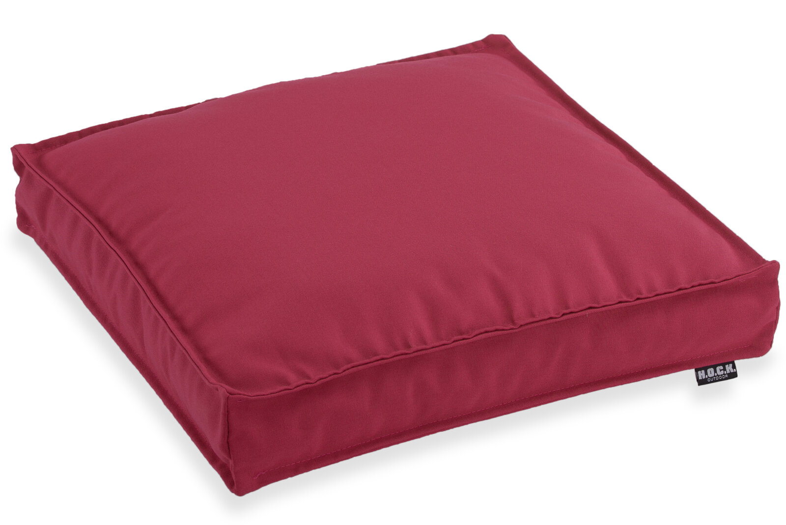H.O.C.K. Classic Uni Outdoor Sitzkissen CLOU 40x40x5cm himbeer raspberry C57