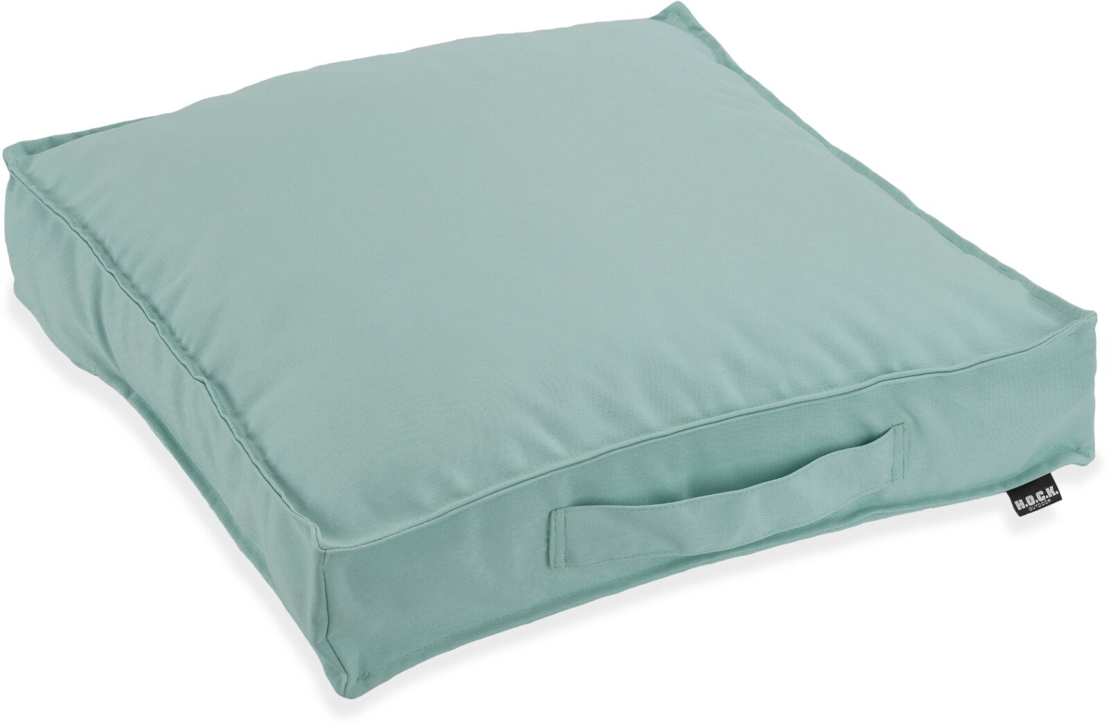 H.O.C.K. Classic Uni Outdoor Matratzenkissen 50x50x10cm... H.O.C.K. Classic Uni Outdoor Matratzenkissen 50x50x10cm manzana - aqua C109