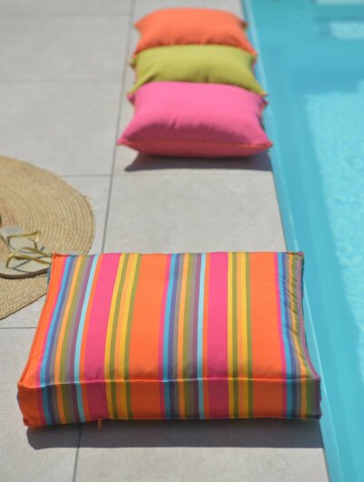 H.O.C.K. Yucatan Outdoor Sitzkissen CLOU 40x40x5cm orange