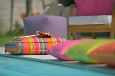 H.O.C.K. Yucatan Outdoor Sitzkissen 40x40x5cm orange