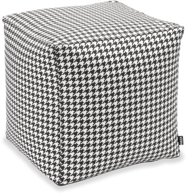 H.O.C.K. Pictave black small Outdoor Bean Cube Pouf...