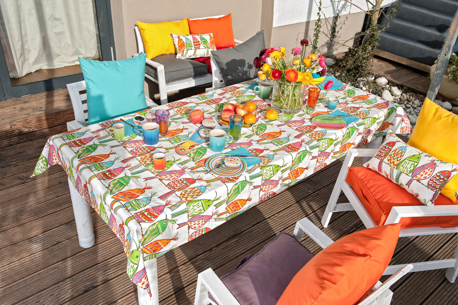 H.O.C.K. Classic Uni Outdoor Kissen 70x70cm lindgrün