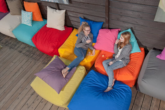 H.O.C.K. Classic Uni Outdoor Kissen 70x70cm navy-blau col. 08