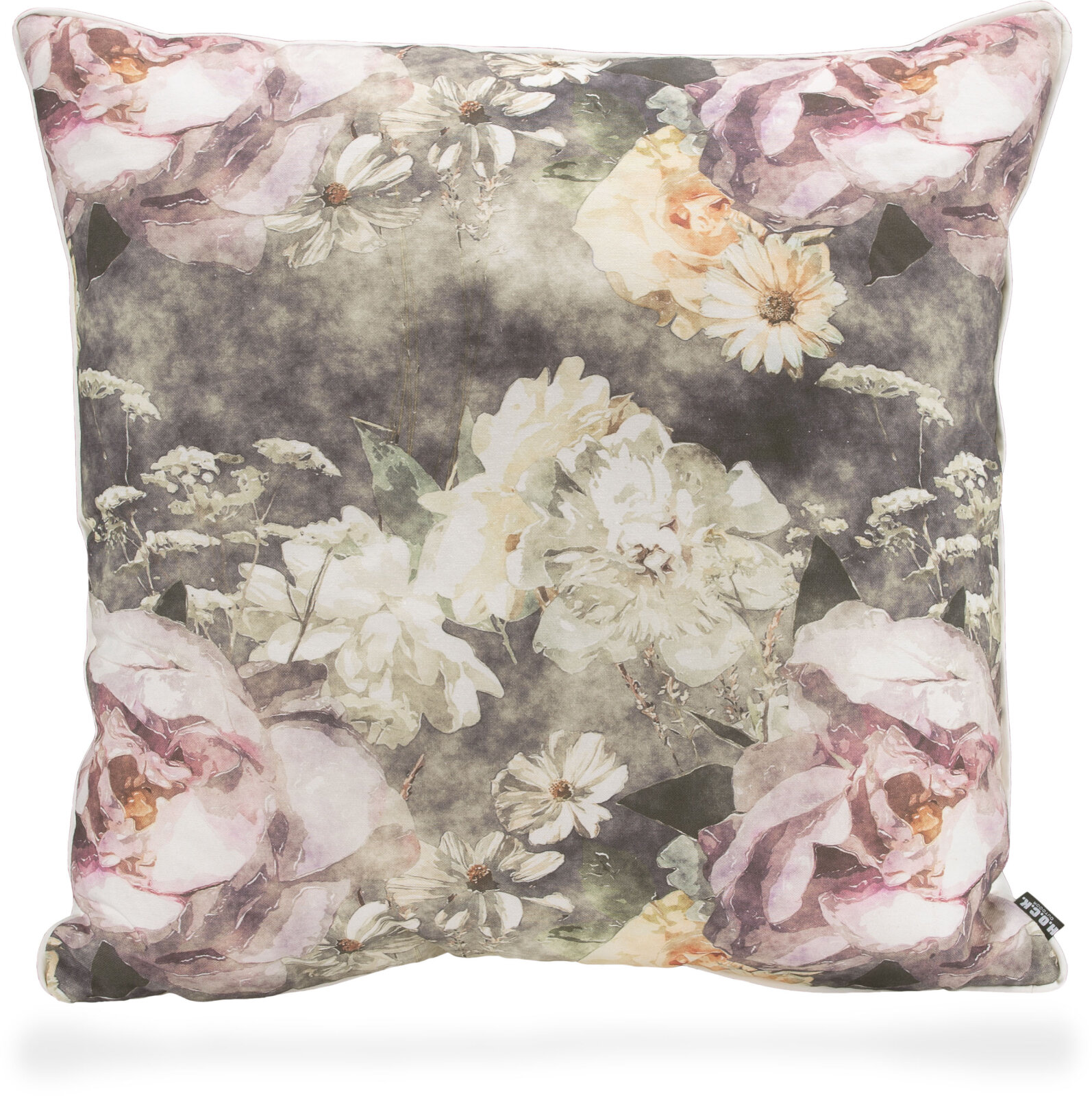 H.O.C.K. Floral Passion Outdoor Kissen Blumen 50x50cm mit Biese