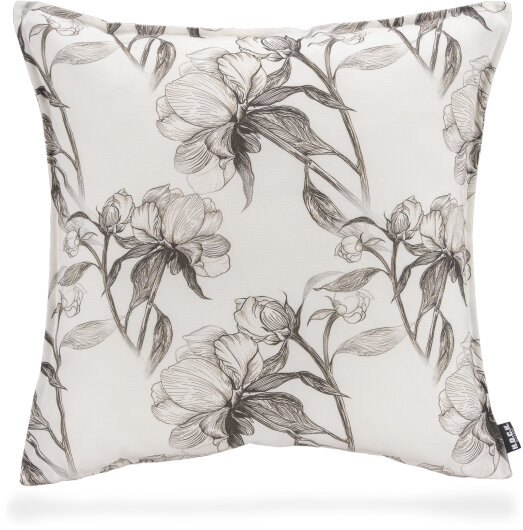 H.O.C.K. Fleur de noir Outdoor Kissen mit Biese 50x50cm anthrazit
