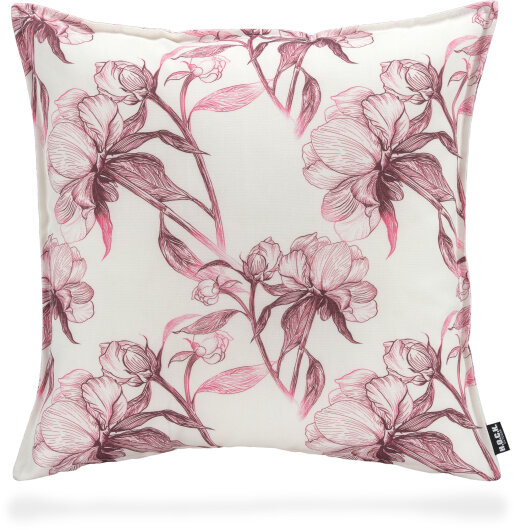 H.O.C.K. Fleur de fuchsia Outdoor Kissen mit Biese 50x50cm pink