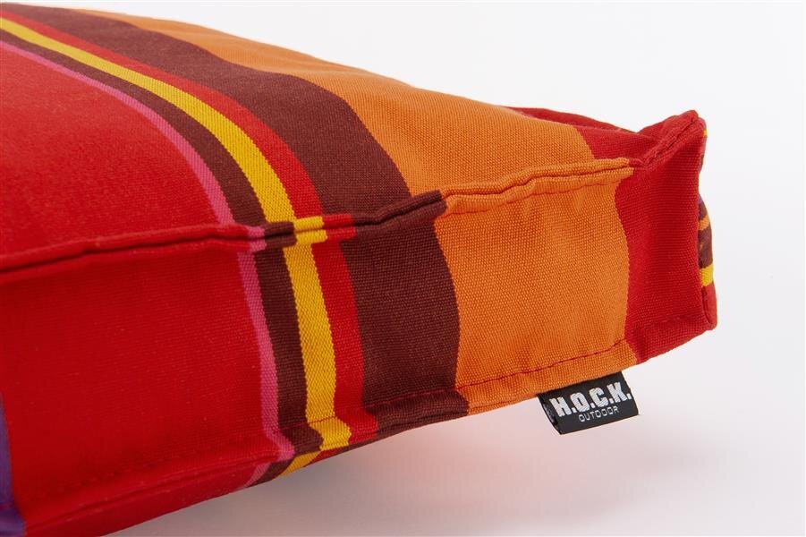 H.O.C.K. Yucatan Outdoor Sitzkissen CLOU 40x40x5cm rot