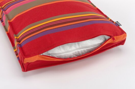 H.O.C.K. Yucatan Outdoor Sitzkissen CLOU 40x40x5cm rot