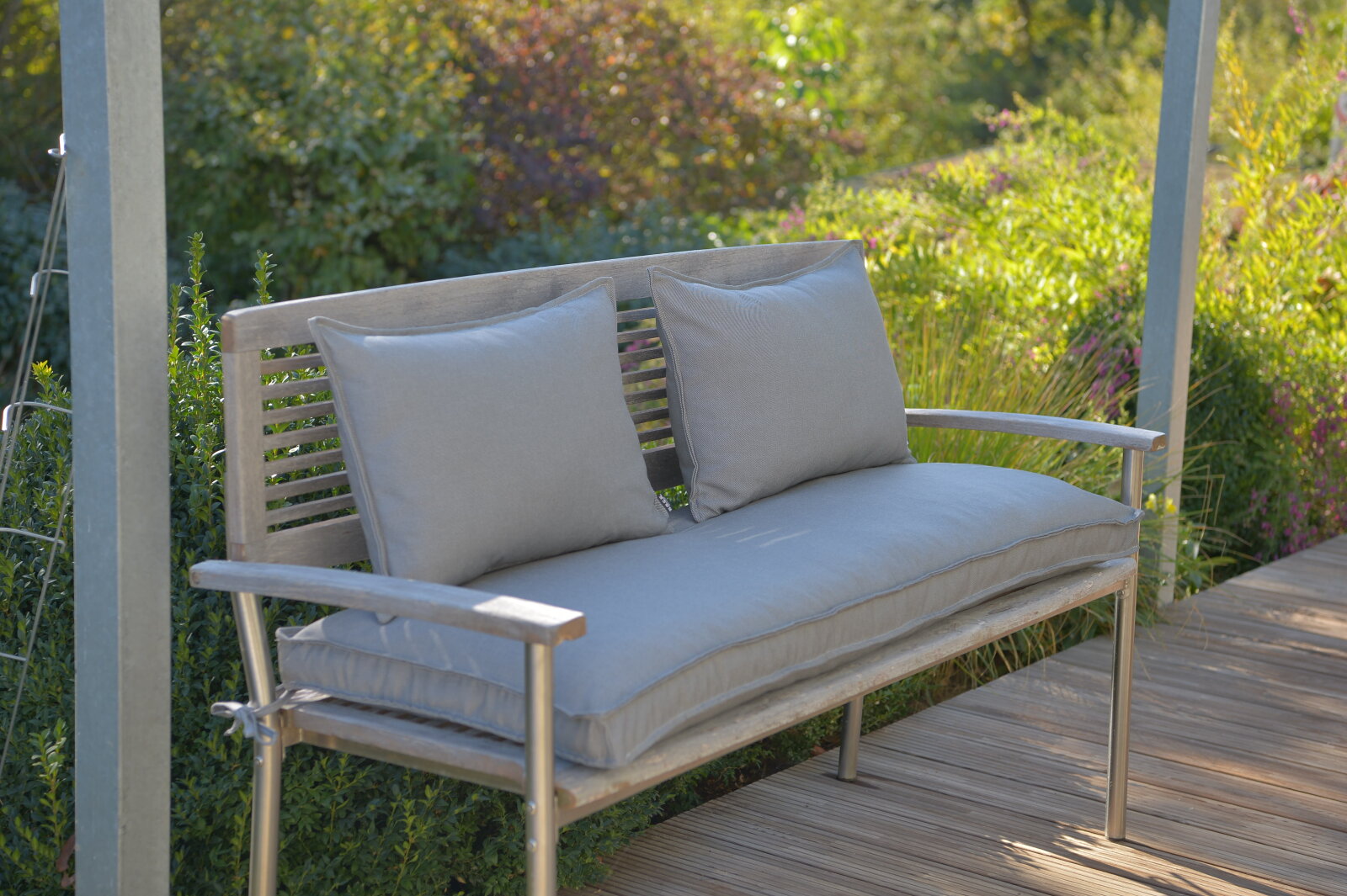 H.O.C.K. Caribe Outdoor Kissen 60x40cm weiß