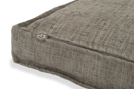 H.O.C.K. Addicted Sitzkissen mit Biese 40x40x5cm taupe col. 04