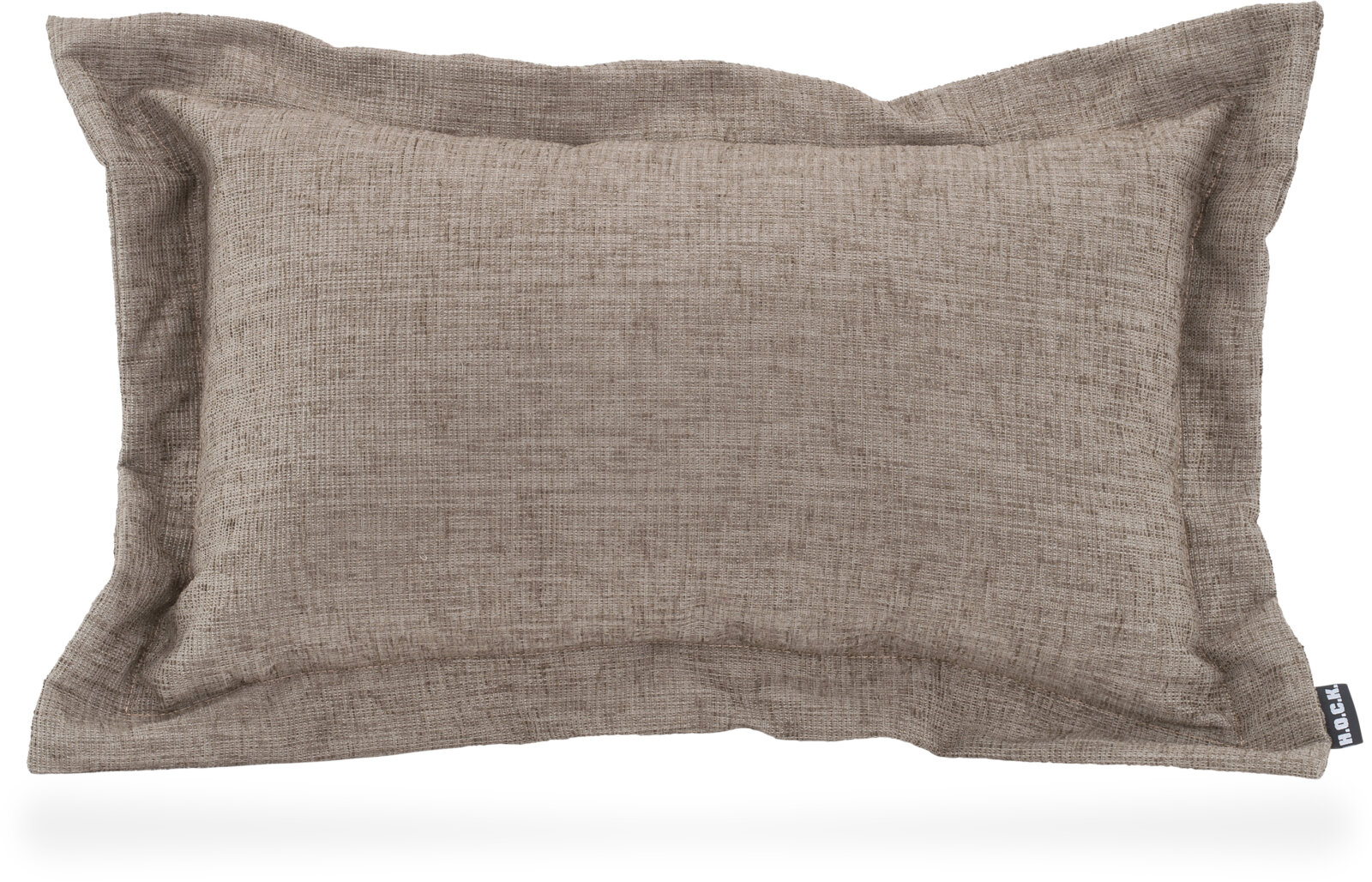 H.O.C.K. Addicted Dekokissen mit Stehsaum 50x30cm taupe col. 04