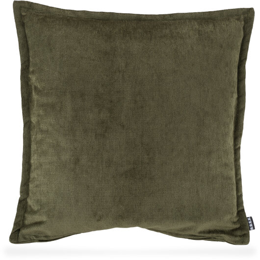 H.O.C.K. Bizantina Kissen 50x50cm mit Wulst olive -... H.O.C.K. Bizantina Kissen 50x50cm mit Wulst olive - dunkelgrün col. 22
