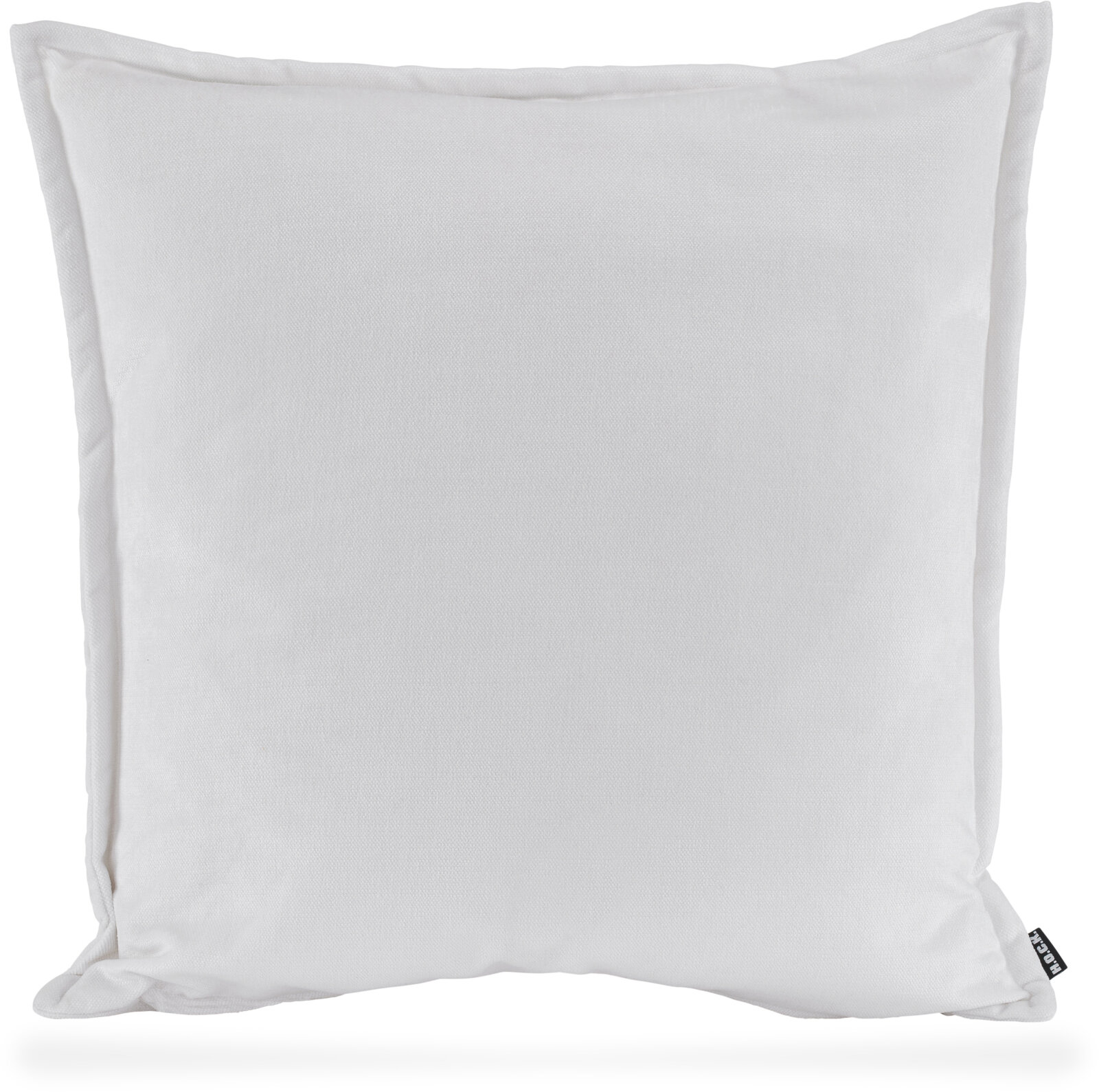 H.O.C.K. Bizantina Kissen 60x60cm mit Wulst weiß - ecru col. 00