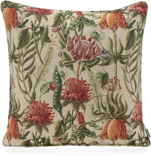 H.O.C.K. Bloom Flashing Kissen mit Keder 50x50cm natur col. 00