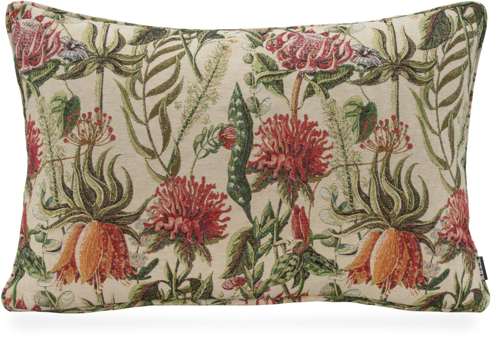 H.O.C.K. Bloom Flashing Kissen mit Keder 60x40cm natur col. 00
