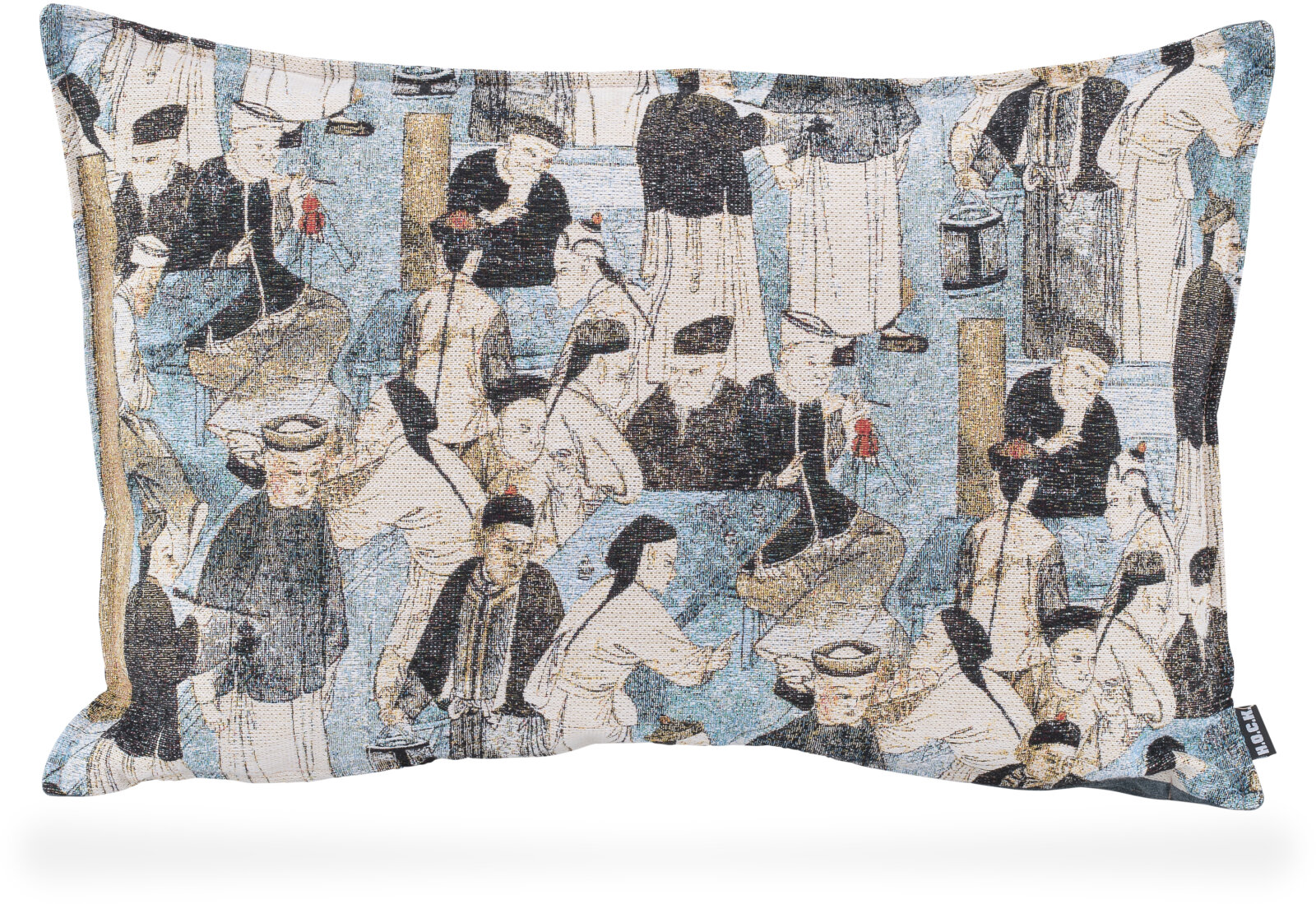 H.O.C.K. Ichiba Kissen mit Biese 60x40cm col. 03