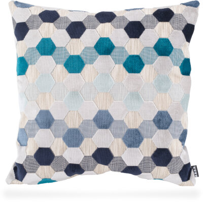 H.O.C.K. Blue Moon Wendekissen 50x50cm dots blue col. 538