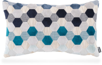 H.O.C.K. Blue Moon Wendekissen 50x30cm dots blue col. 538