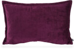 H.O.C.K. Bizantina Kissen 60x40cm mit Wulst aubergine -...