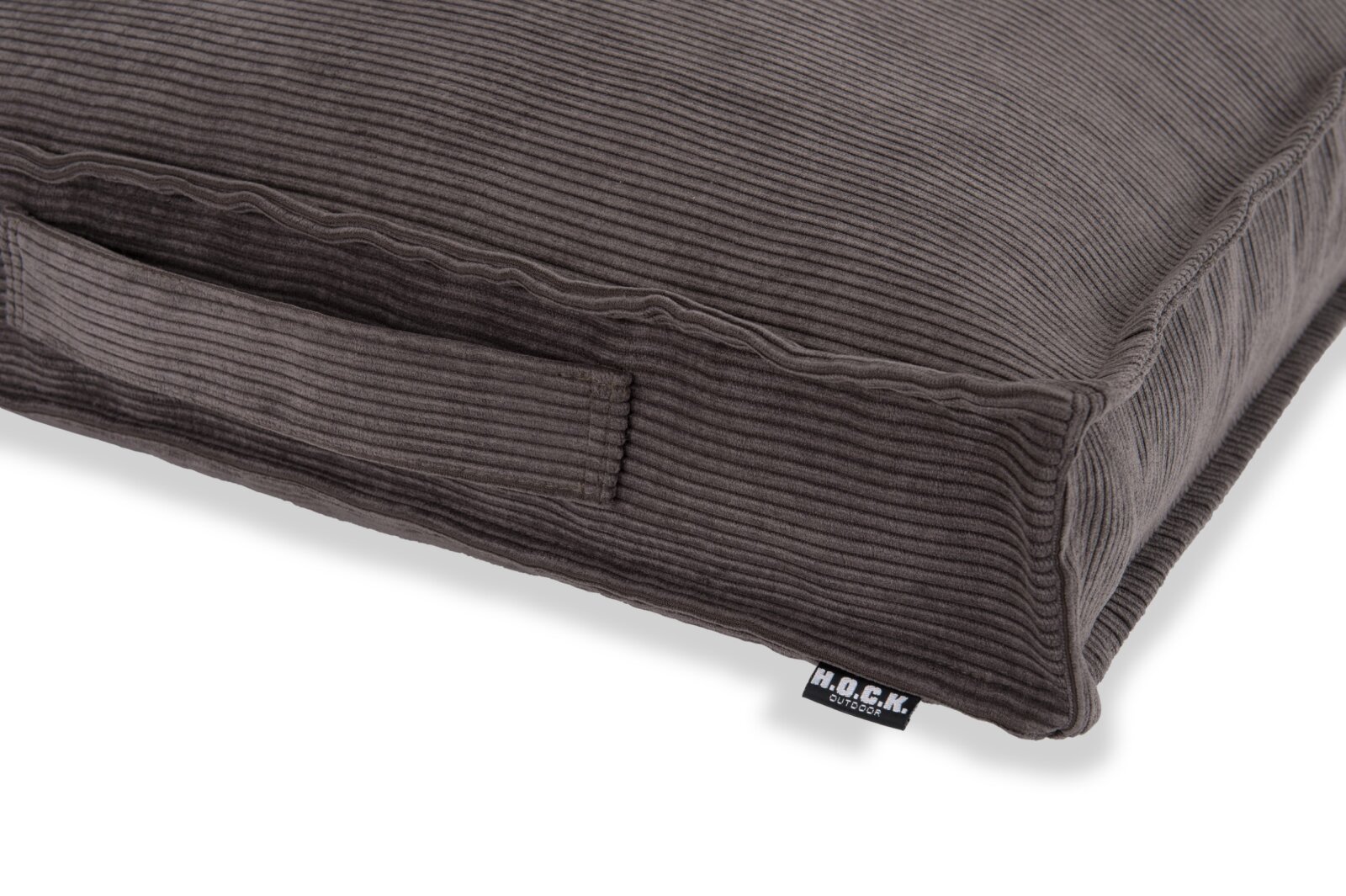 H.O.C.K. Cord Wave Matratzenkissen 50x50x10cm maiz col. 15