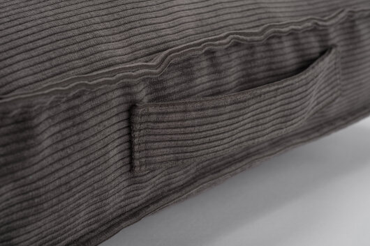H.O.C.K. Cord Wave Matratzenkissen 50x50x10cm braun col. 64