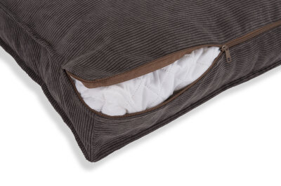 H.O.C.K. Cord Wave Matratzenkissen 50x50x10cm braun col. 64