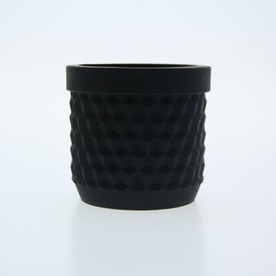 H.O.C.K. Silicone Flowerpot Frida schwarz black SMALL