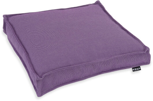 H.O.C.K. Caribe Outdoor Sitzkissen CLOU 40x40x5cm lila ultraviolet pomelo col. 01