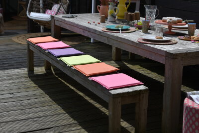 H.O.C.K. Caribe Outdoor Sitzkissen MINNI 40x40x2cm...