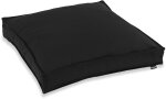 H.O.C.K. Classic Uni Outdoor Sitzkissen Palettenkissen Bodenkissen BODO 60x60x10cm schwarz col. 12