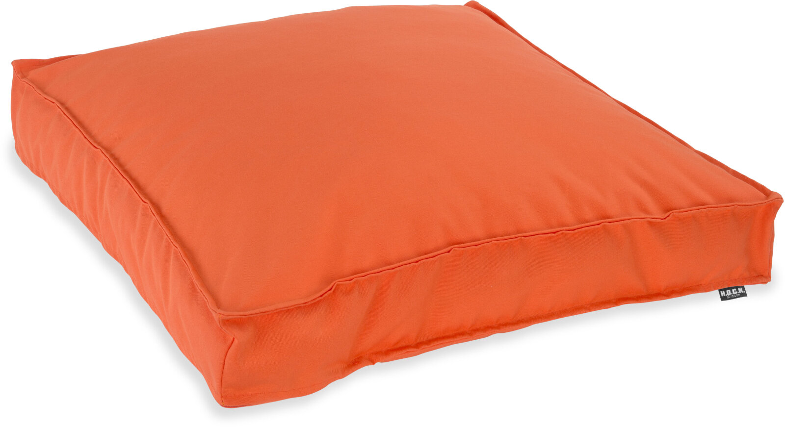 H.O.C.K. Classic Uni Outdoor Sitzkissen Palettenkissen Bodenkissen BODO 60x60x10cm orange col. 13