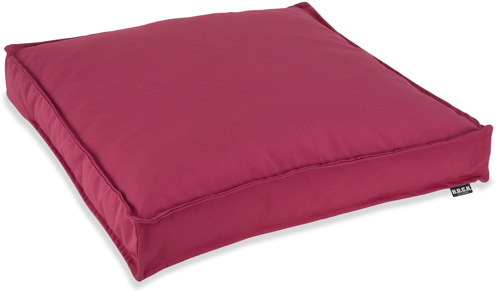 H.O.C.K. Classic Uni Outdoor Sitzkissen Palettenkissen Bodenkissen BODO 60x60x10cm himbeer raspberry C57